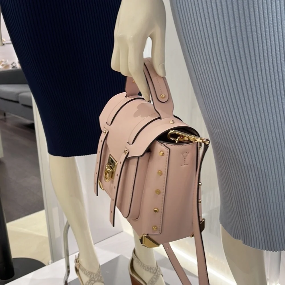 MICHAEL KORS MANHATTAN MEDIUM TOP HANDLE SCHOOL SATCHEL CROSSBODY BAG 
NWT - Picture 3 of 16